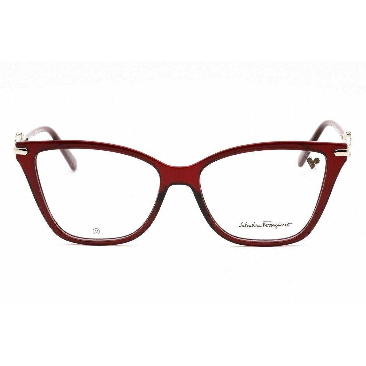 Salvatore Ferragamo SF2949R-612-54 Eyeglasses Size 54mm 15mm 140mm Burgundy Wom