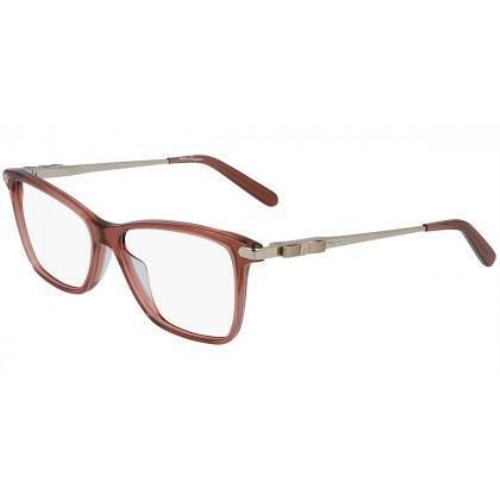 Salvatore Ferragamo SF2872-251-54 Eyeglasses Glasses Color Code: Brown Gold N