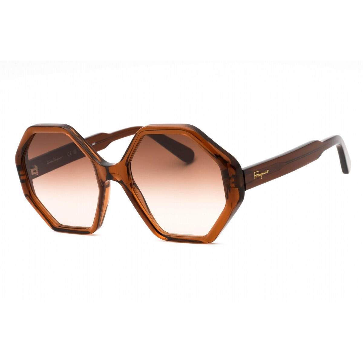 Salvatore Ferragamo SF1070S-210 Crystal Brown Sunglasses