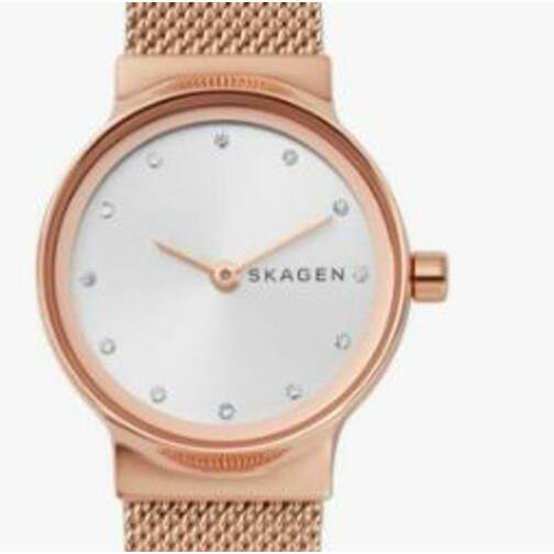 Skagen - Women`s Freja Lille 2-Hand Band Mesh Watch Stainless Steel Rose Gold