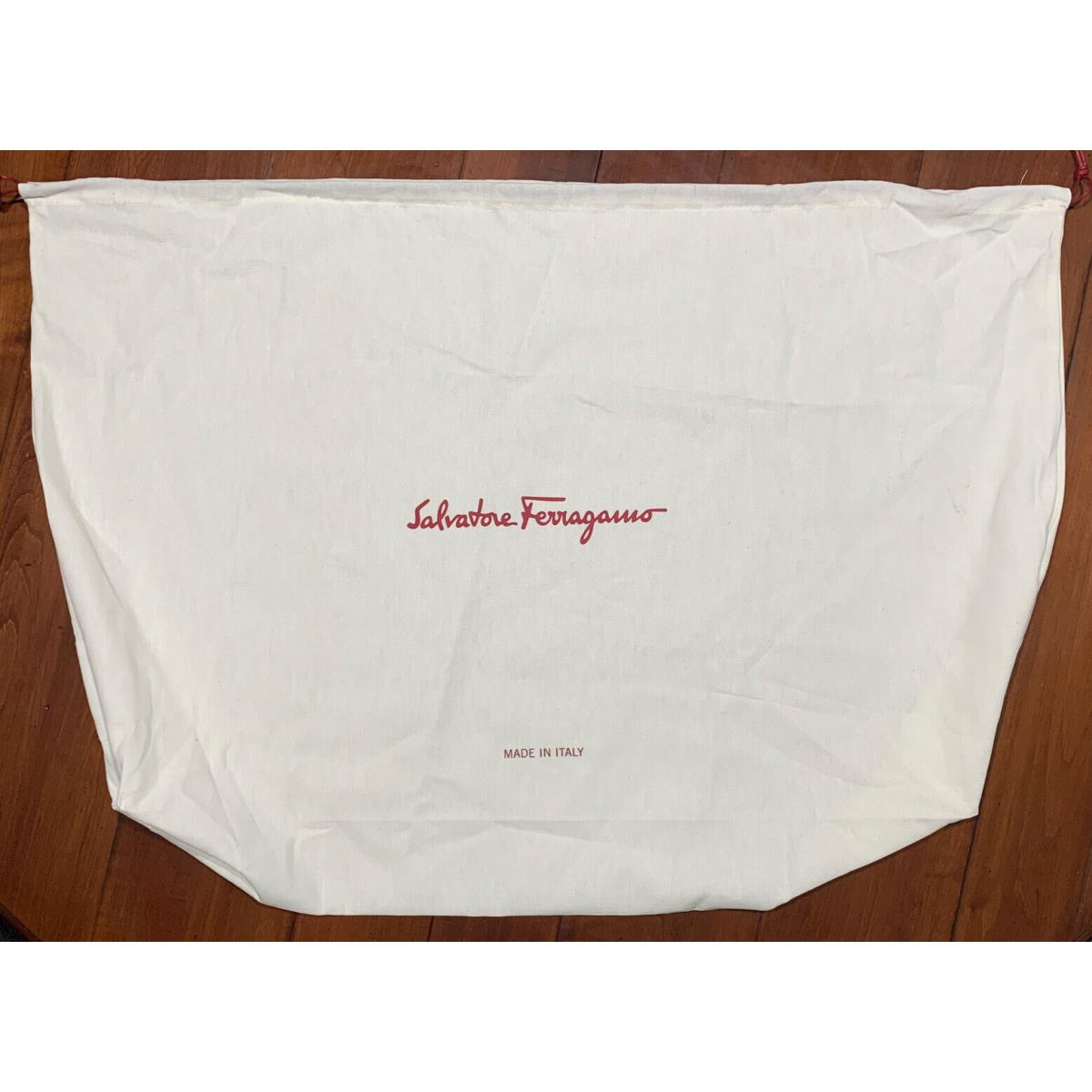 Salvatore Ferragamo 25 X 18 X 6 Cotton Drawstring Dust Storage Bag