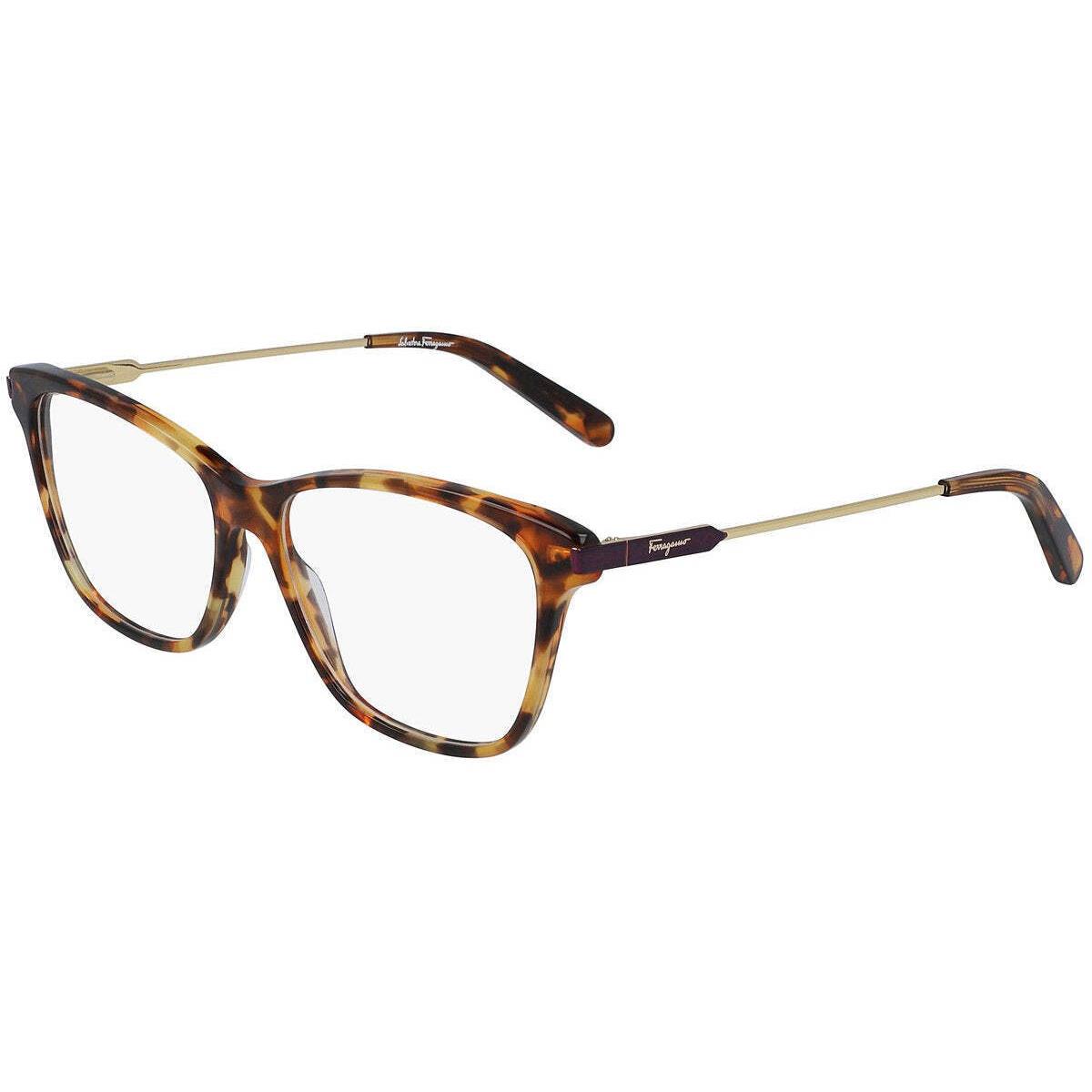 Salvatore Ferragamo SF2851-638-54 Eyeglasses Glasses 638 Rust Havana 54 mm