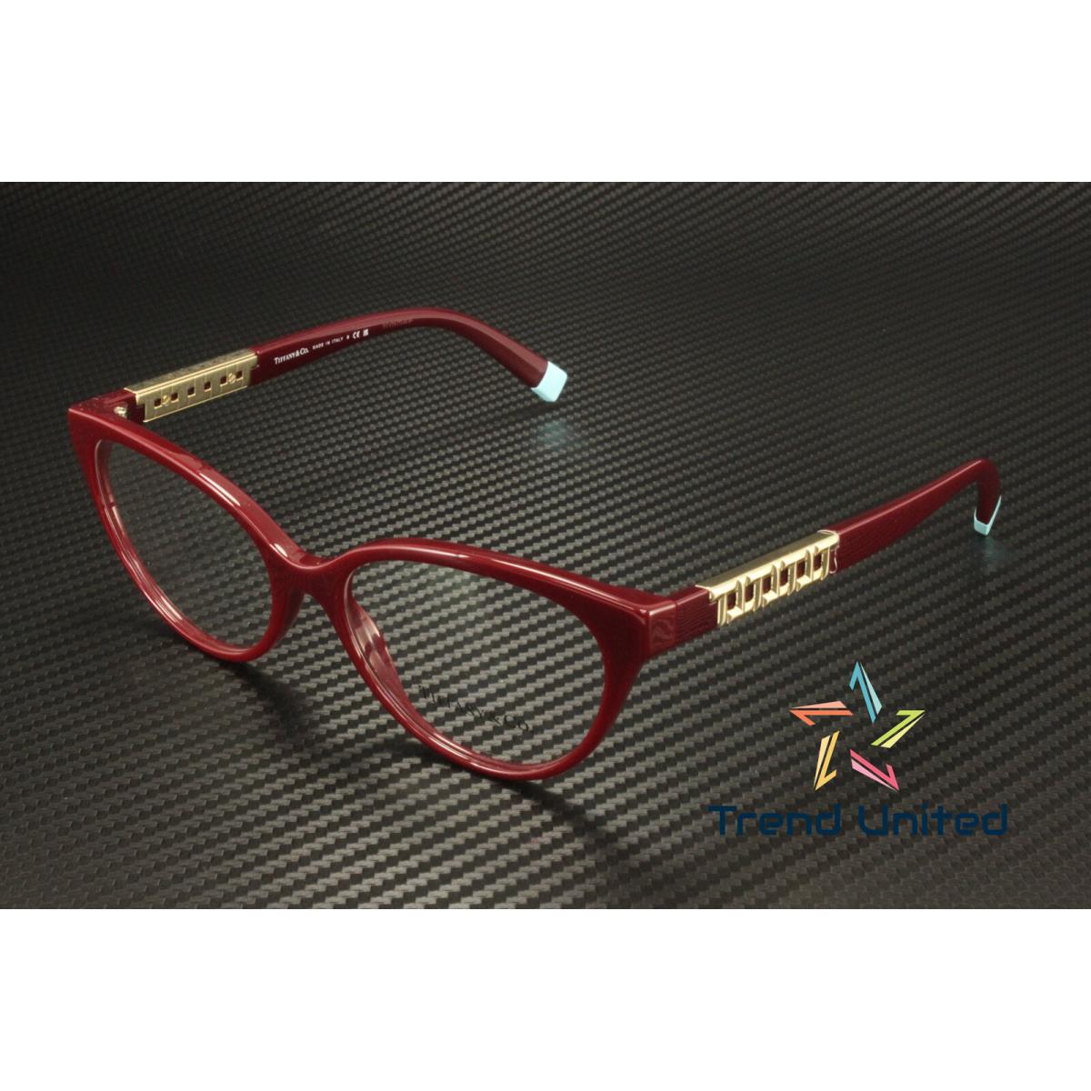 Tiffany TF2226 8353 Solid Burgundy Demo Lens 54 mm Women`s Eyeglasses