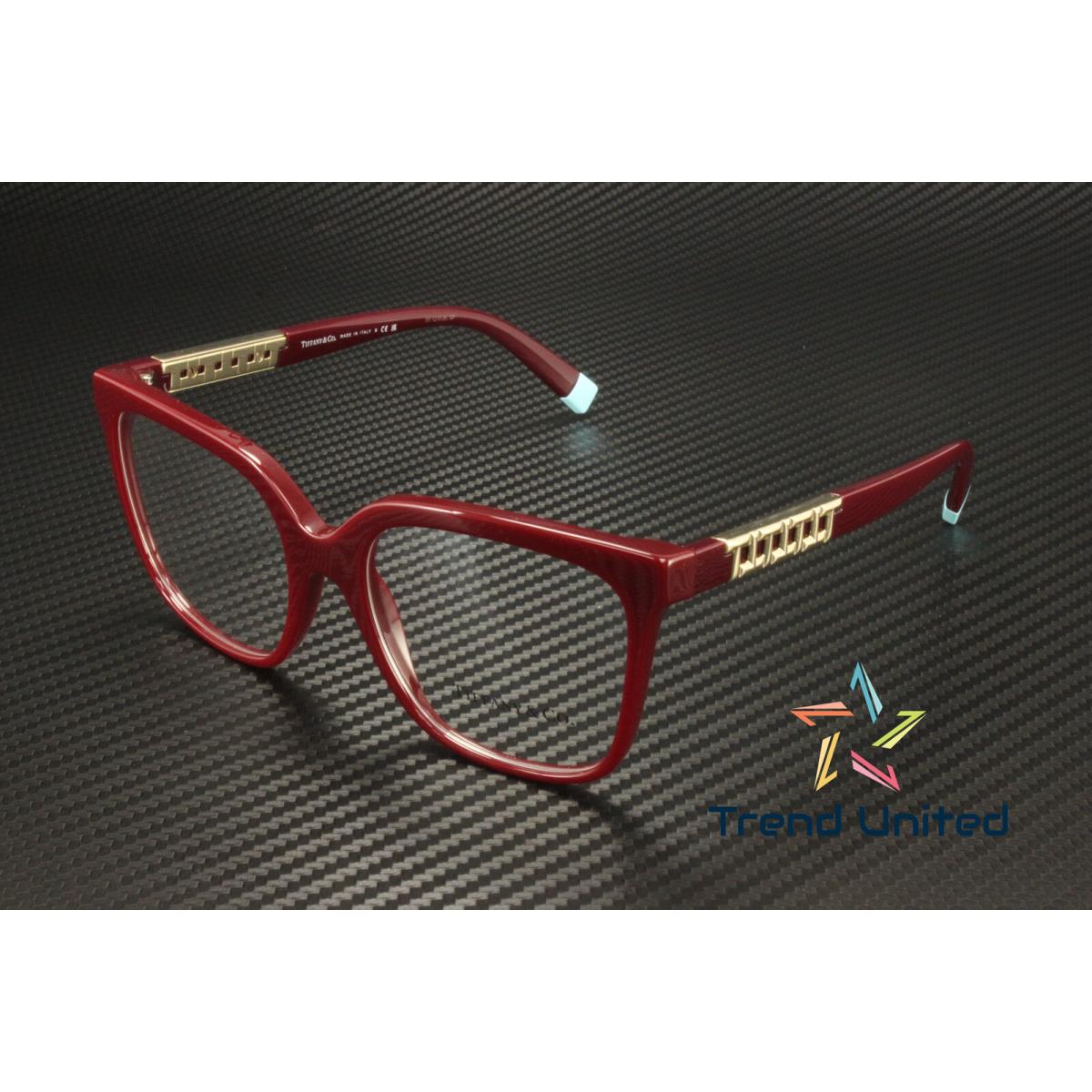 Tiffany TF2227 8353 Solid Burgundy Demo Lens 52 mm Women`s Eyeglasses