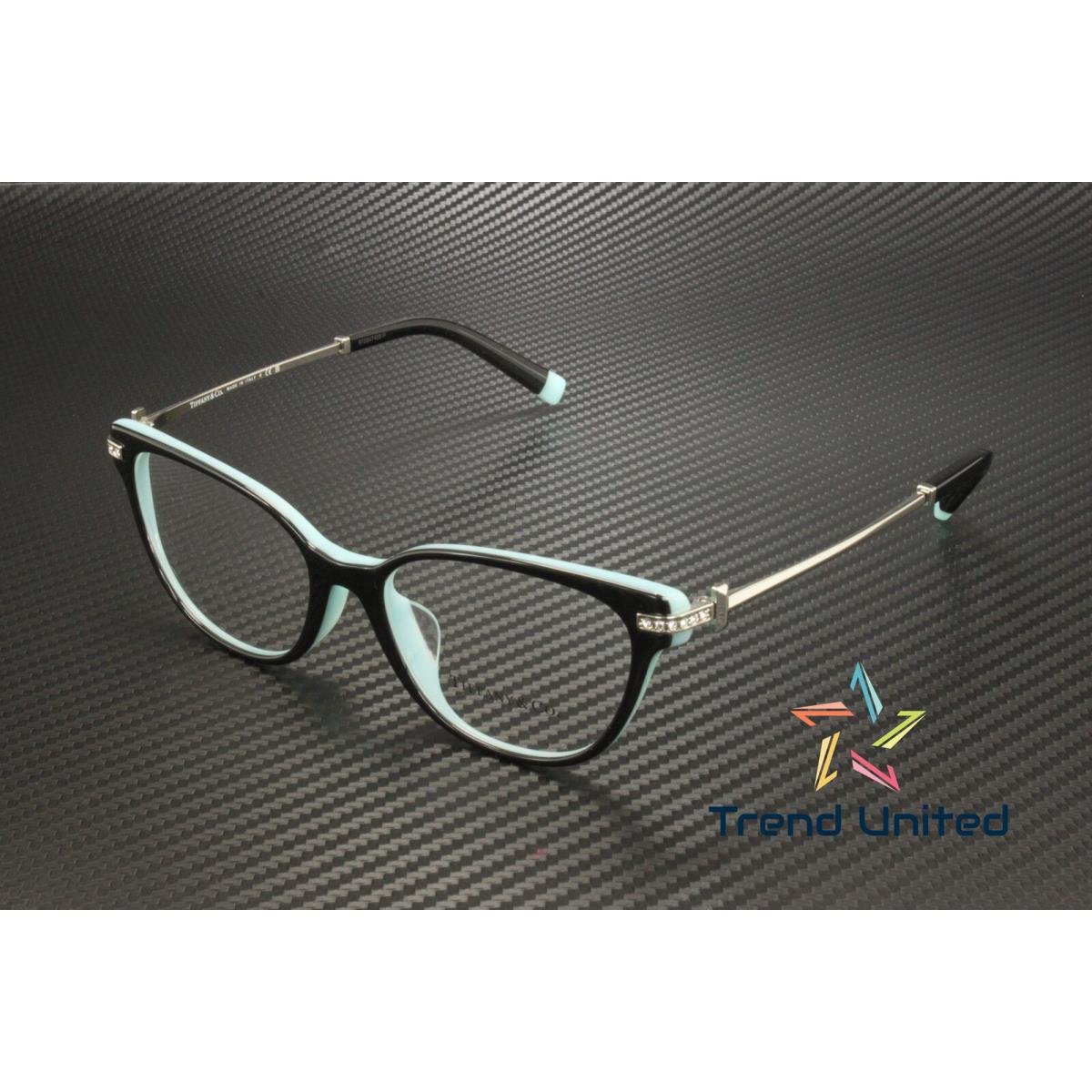 Tiffany Co. TF2223BF 8055 Black On Tiffany Blue 52 mm Women`s Eyeglasses