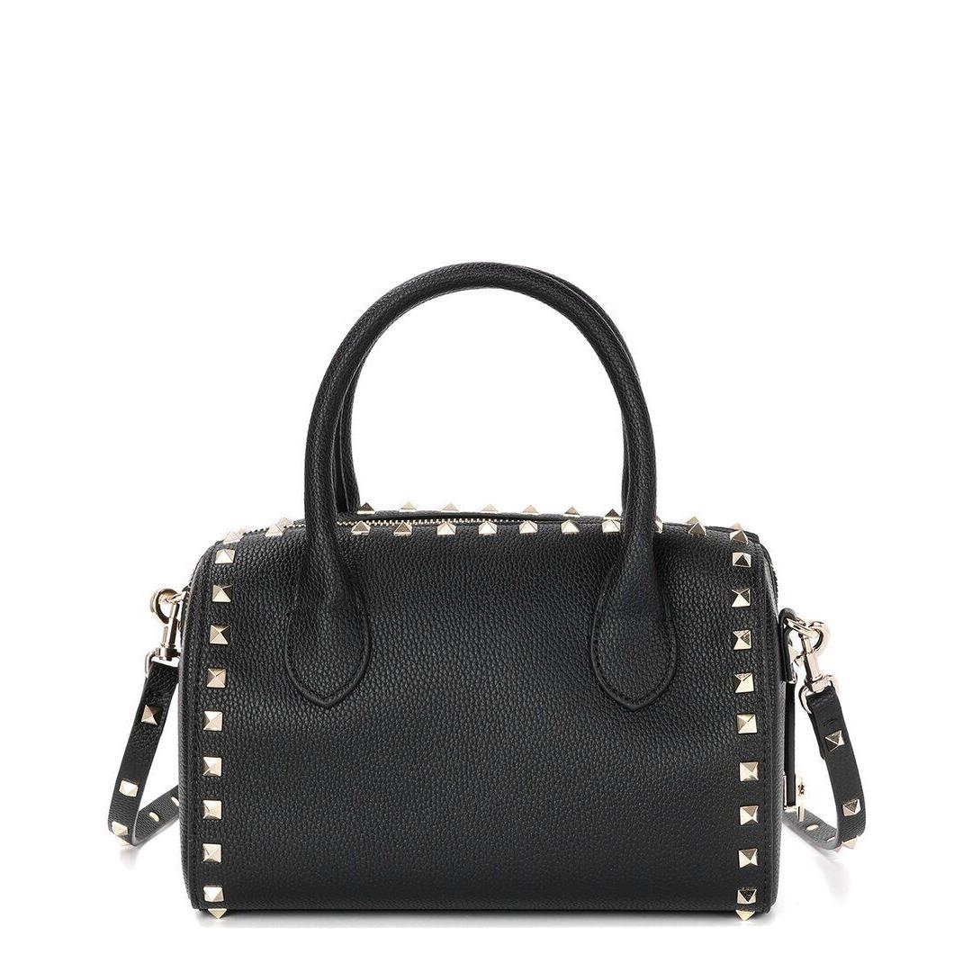 Tiffany Fred Paris Studded Leather Bowling Bag Women`s