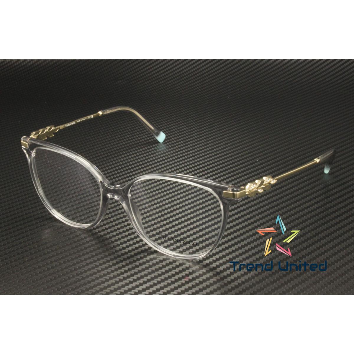 Tiffany Co. TF2220B 8270 Crystal Grey Demo Lens 54 mm Women`s Eyeglasses