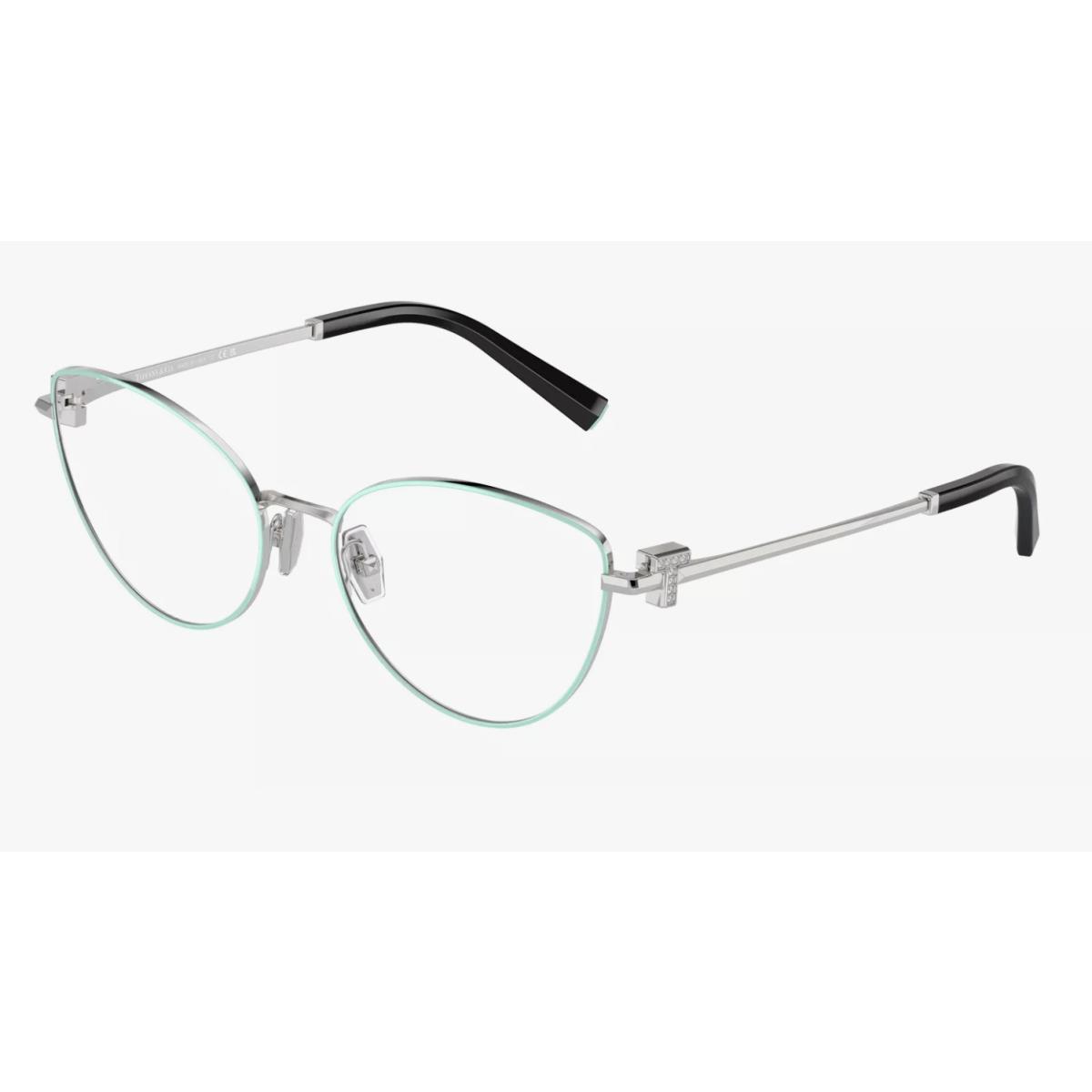 Tiffany Co. Eyeglasses TF 1159-B 6151 56-17 Blue Silver Frames W/crystals