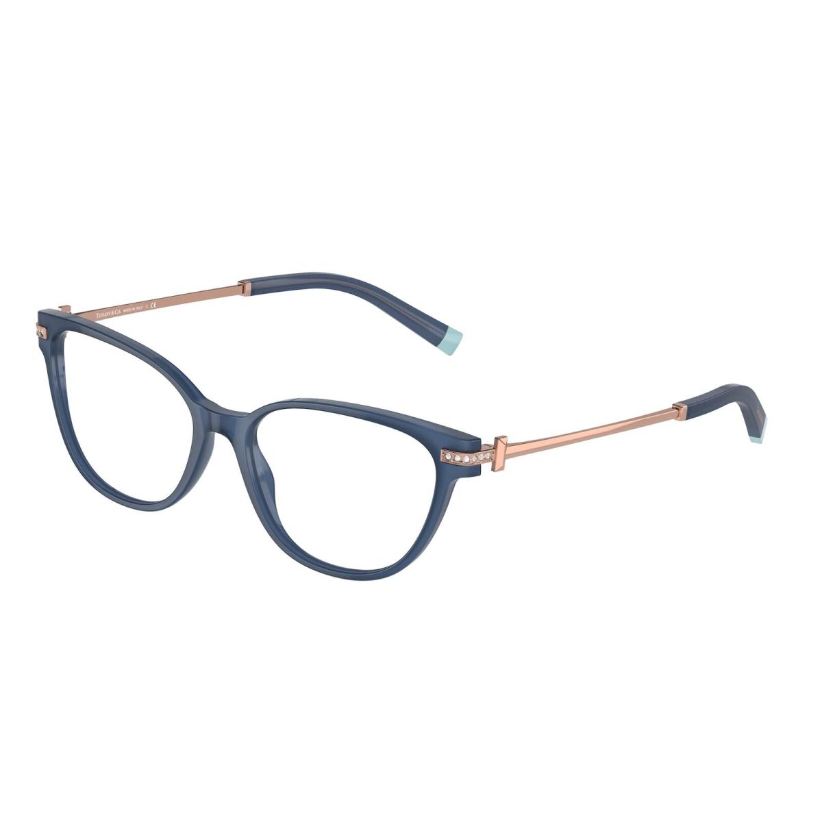 Tiffany TF2223BF 8315 Opal Blue Demo Lens 52 mm Women`s Eyeglasses