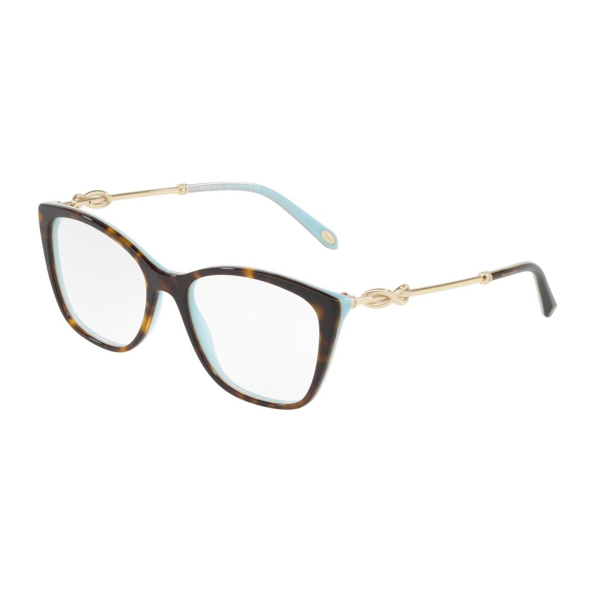 Tiffany Co. TF2160B 8134 Havana On Tiffany Blue 54 mm Women`s Eyeglasses