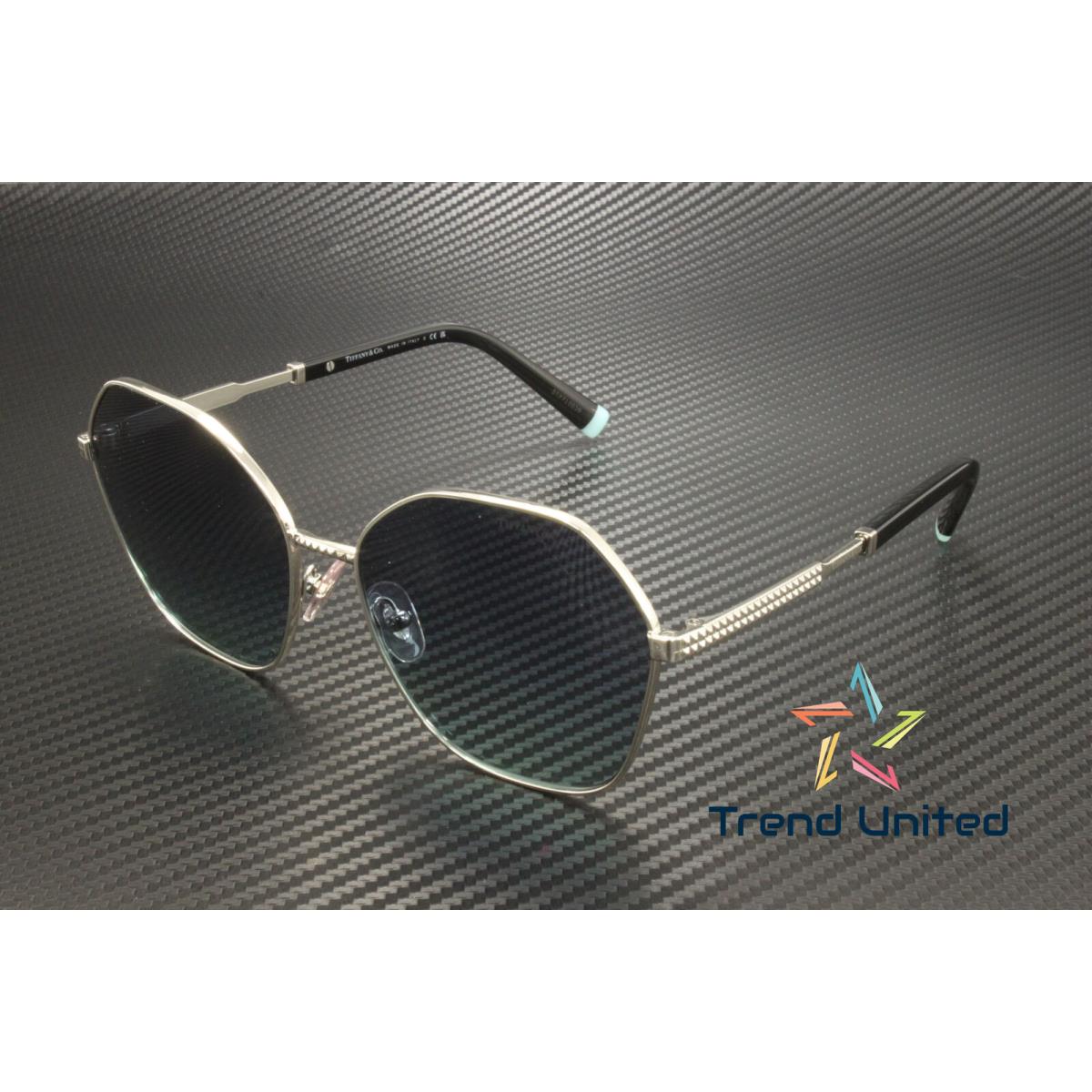 Tiffany Co. TF3081 60019S Silver Blue Gradient 59 mm Women`s Sunglasses