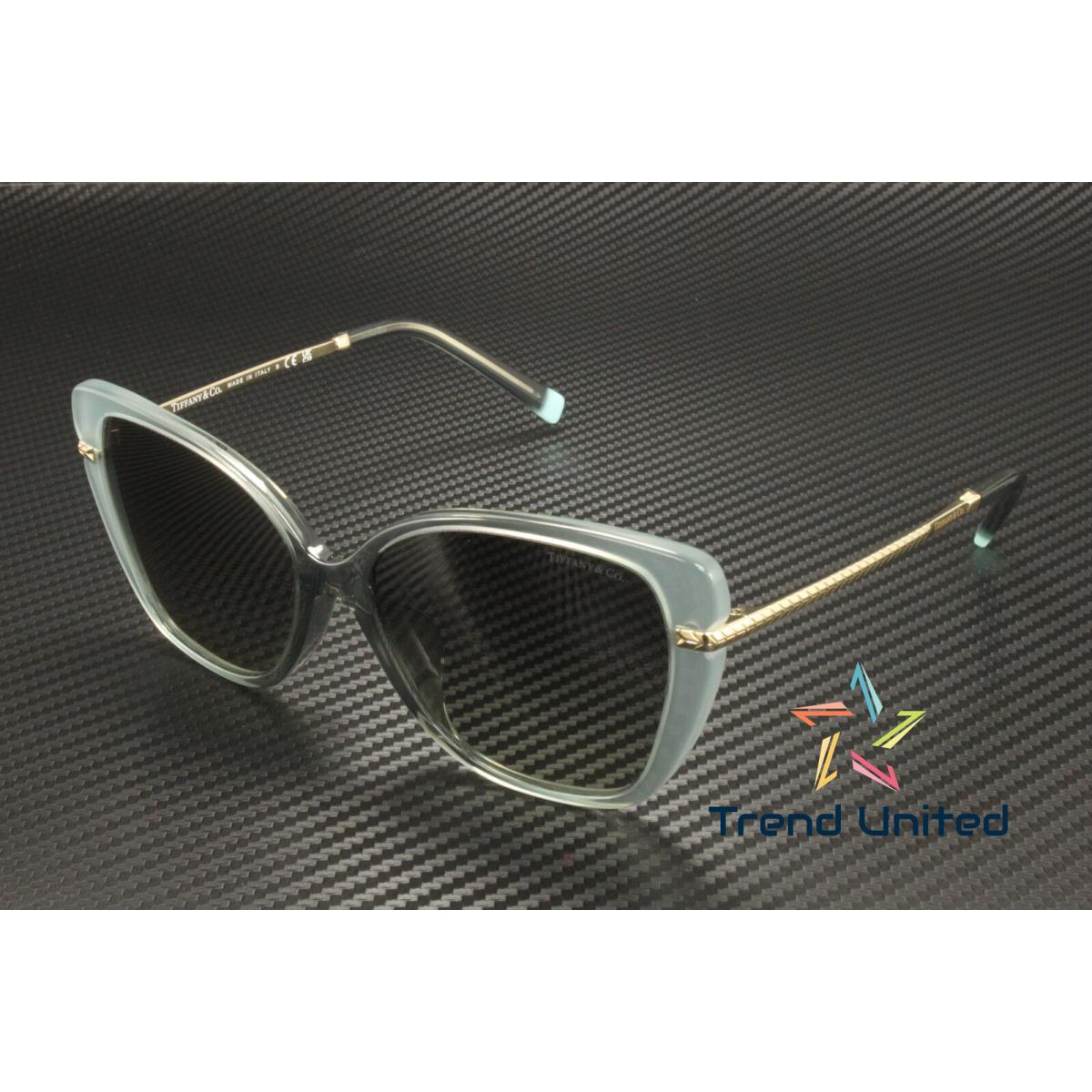 Tiffany Co. TF4190F 834611 Green Light Grey Gradient 57 mm Women`s Sunglasses