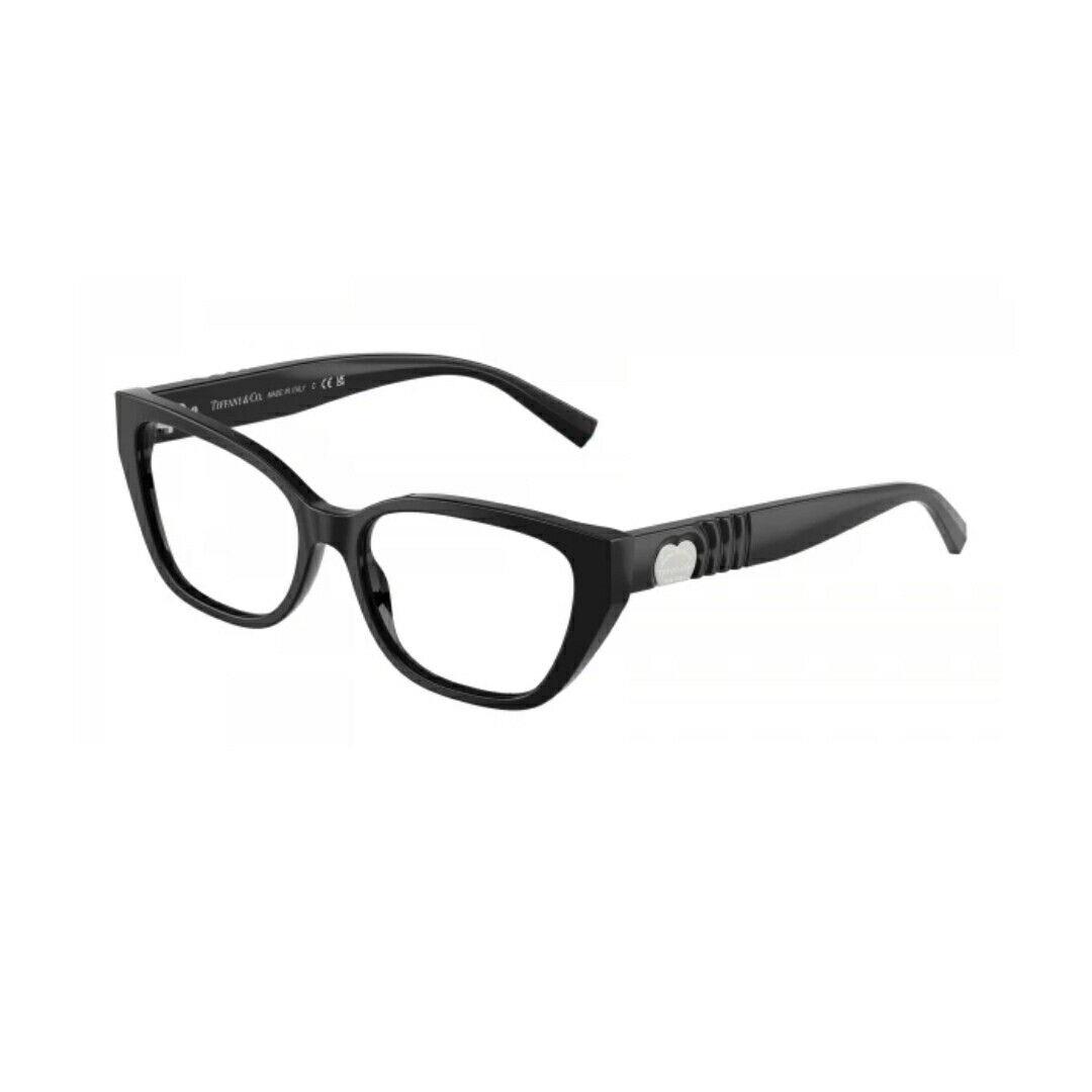 Tiffany TF2259 8001 Black Cat Eye Frame Demo Lens 54 mm Women`s Eyeglasses