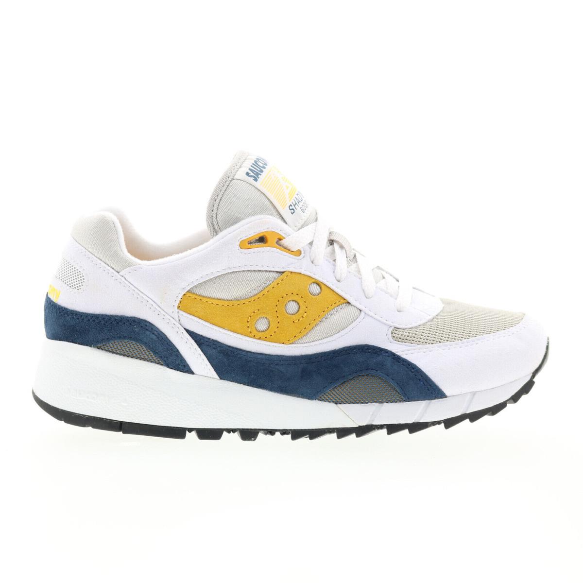 Saucony Shadow 6000 S70441-4 Mens White Synthetic Lifestyle Sneakers Shoes - White