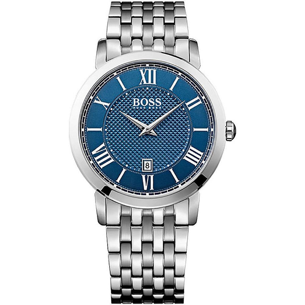 Hugo Boss Men`s Stainless Steel Watch 1513141 Silver Silver 55