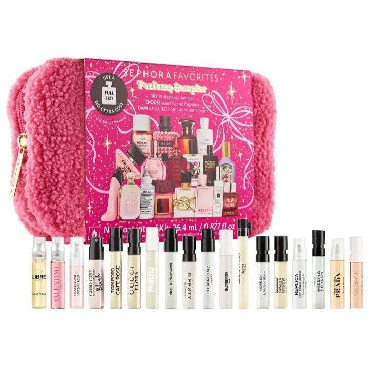 Sephora Favorites 18 pc Perfume Sampler with Certificate