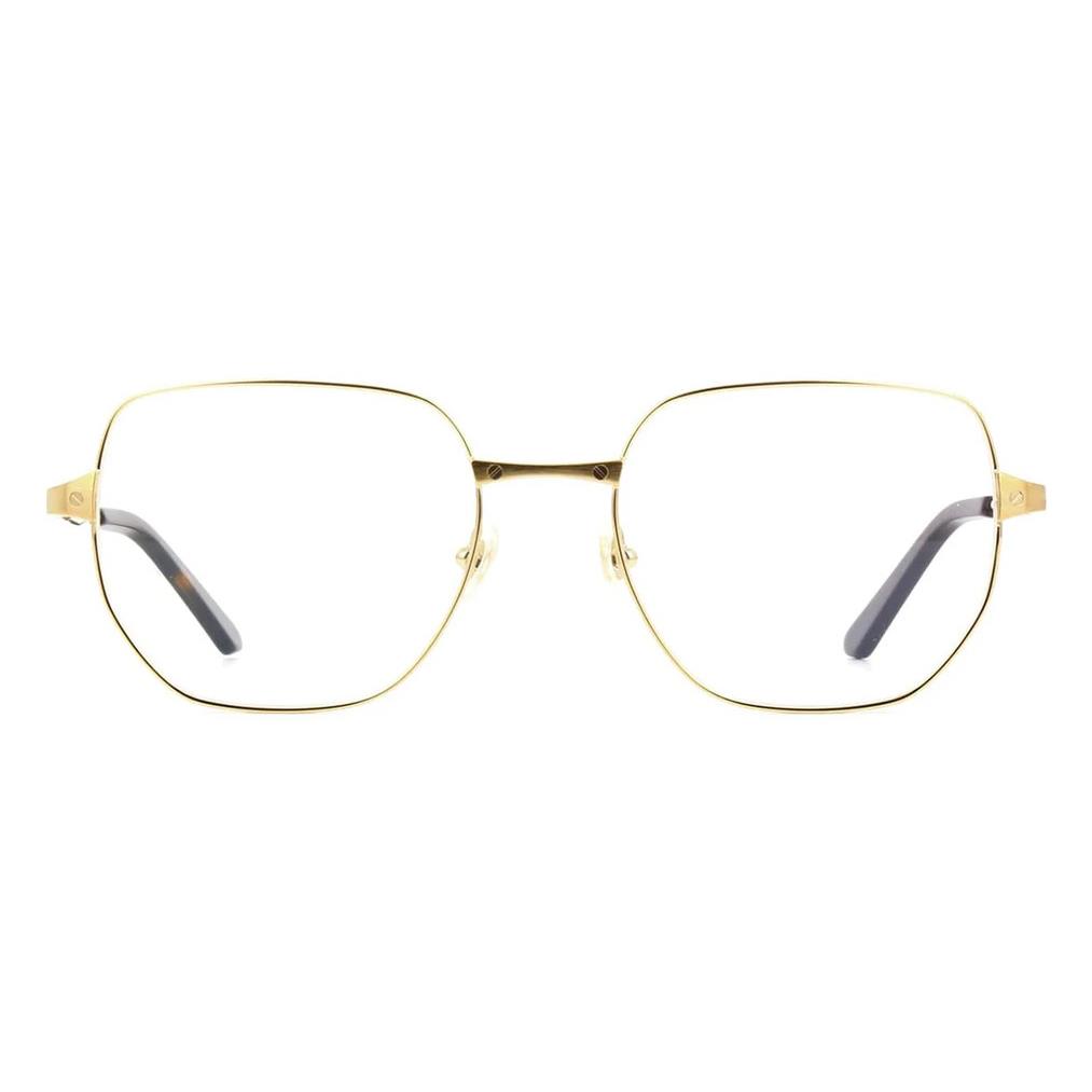 Cartier Eyeglass Frames CT 0339/O-001 Gold For Men 55mm