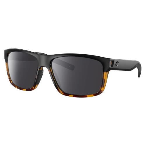 Costa Del Mar Slack Tide Unisex Polarized Sunglasses Black Tortoise Havana 60 mm