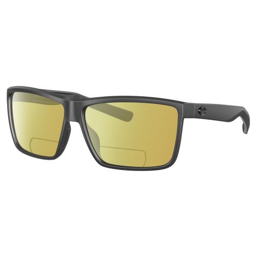 Costa Del Mar Rinconcito Unisex Polarized Bifocal Reading Sunglass in Gray 60 mm Yellow