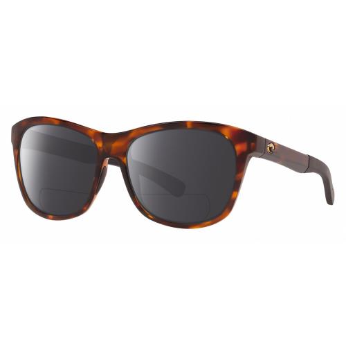 Costa Del Mar Vela Unisex Cateye Polarized Bifocal Sunglass Tortoise Havana 56mm Grey