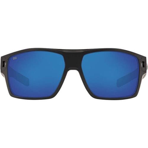 Costa Diego Polarized Sunglasses Series - Frame: Wetlands, Lens: Green Mirror, Frame /Lens & Material: Matte Gray | Blue Mirror | 580G - Polarized Glass