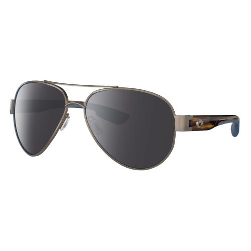 Costa Del Mar South Point Unisex Polarized Sunglass in Gold Pearl Tortoise 59 mm