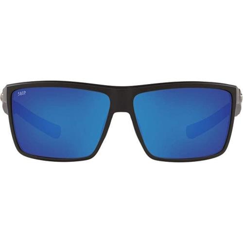 Costa Rinconcito Polarized Sunglasses Series - Frame: Tiger Shark, Lens: Green Mirror, Frame /Lens & Material: Matte Black | Blue Mirror | 580G - Polarized Glass