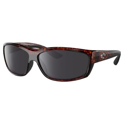 Costa Del Mar Salt Break Unisex Polarized Sunglasses Brown Tortoise Havana 65 mm Smoke Grey Polar