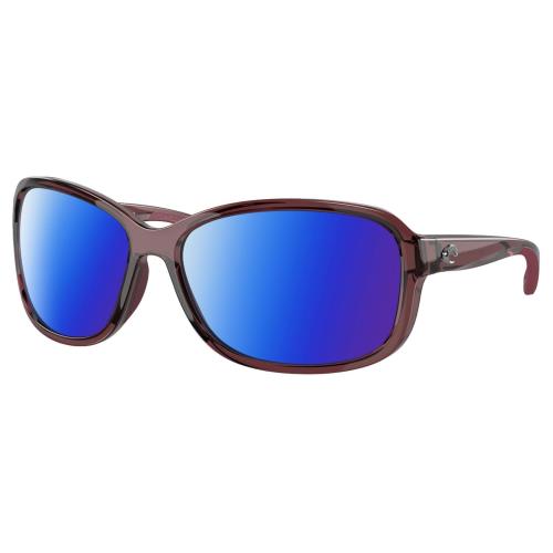 Costa Del Mar Seadrift Womens Polarized Sunglasses in Urchin Purple Crystal 58mm