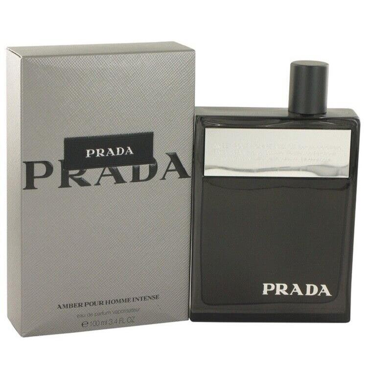 Prada Amber Pour Homme Intense 3.4 oz / 100 ml Edp Men Cologne Spray