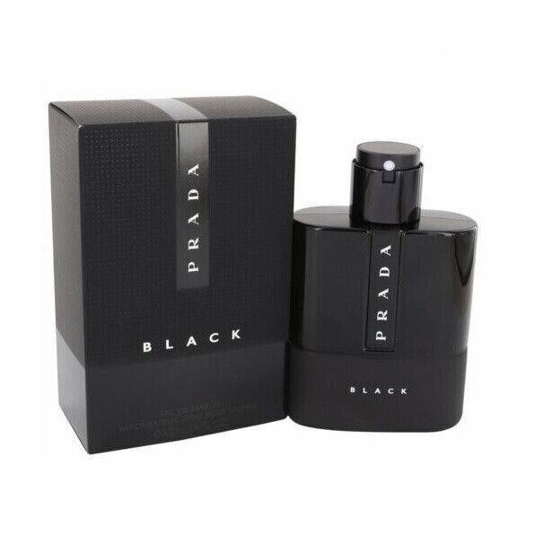 Prada Luna Rossa Black Men 3.3 oz 100 ml Eau De Parfum Spray