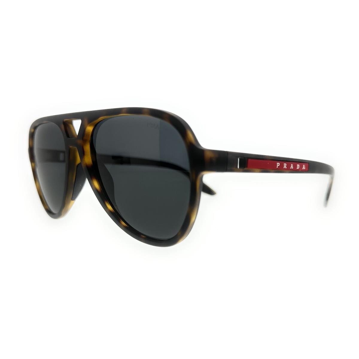 Prada Linea Rossa 0PS 06WS 58106F Matte Havana Aviator Sunglasses