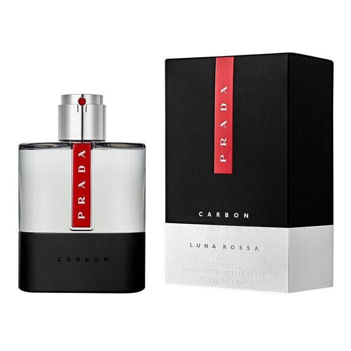 Prada Luna Rossa Carbon Men 3.3 oz 100 ml Eau De Toilette Spray