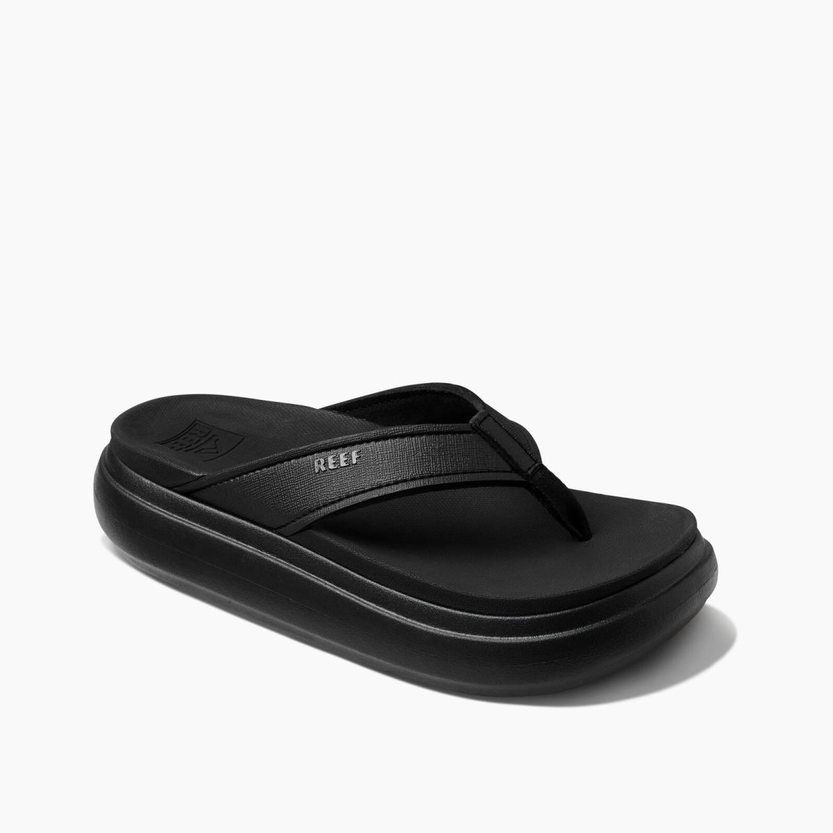 Reef Cushion Bondi Women`s Comfort Sandals Black/black - 9 Medium