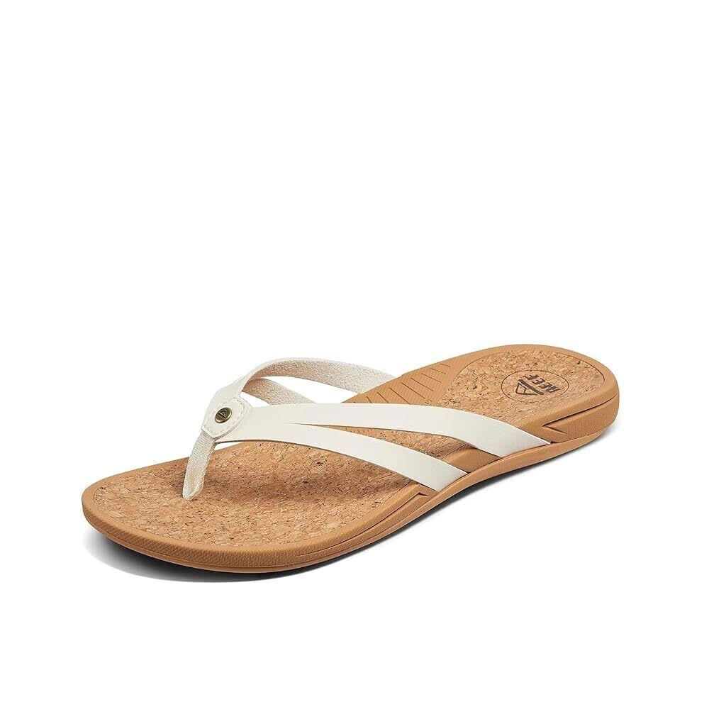 Reef Pacific Joy Women`s Sandals Whisper White - 8 Medium