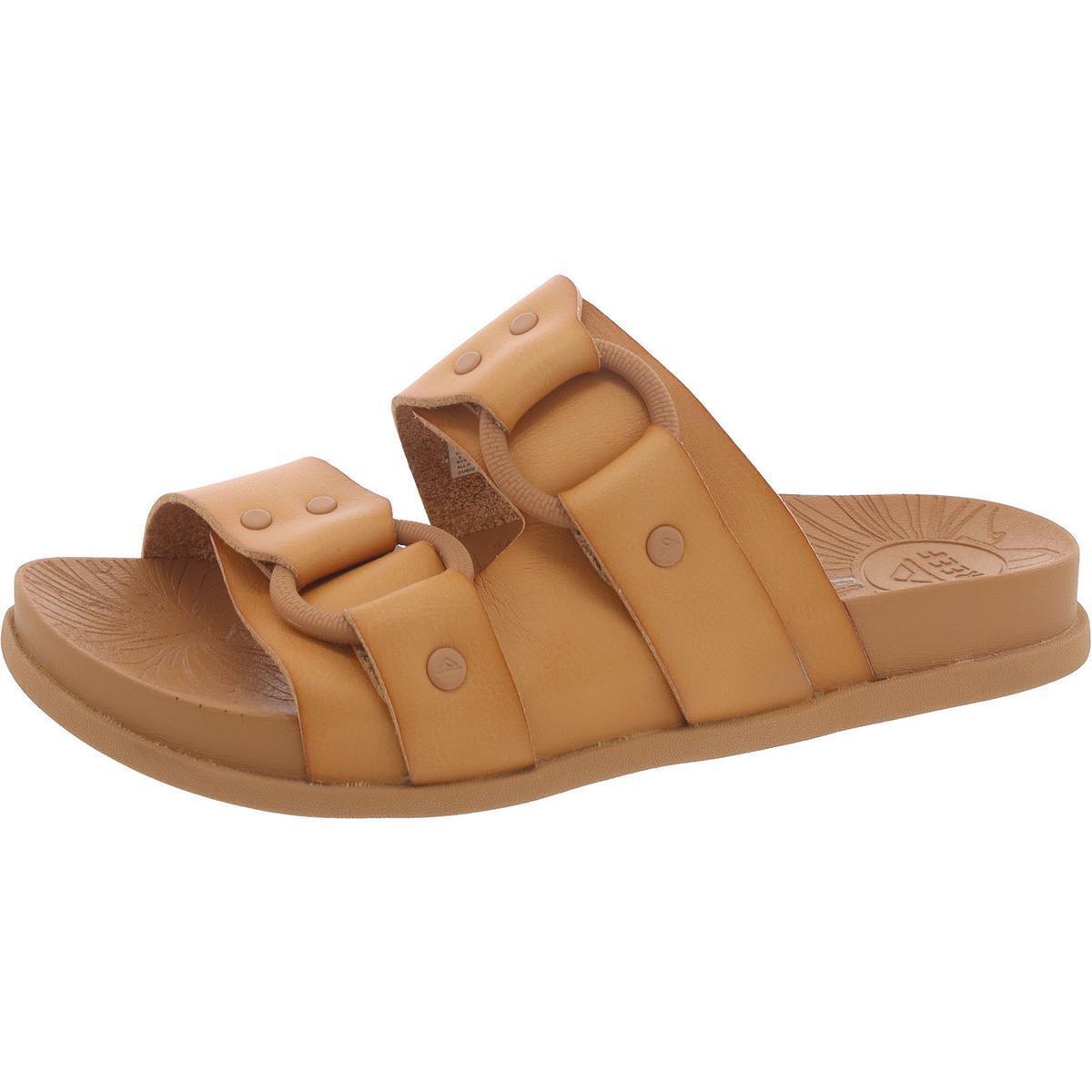 Reef Womens Cushion Vera Cruz Tan Slip On Slide Sandals 5 Medium B M Bhfo 5900