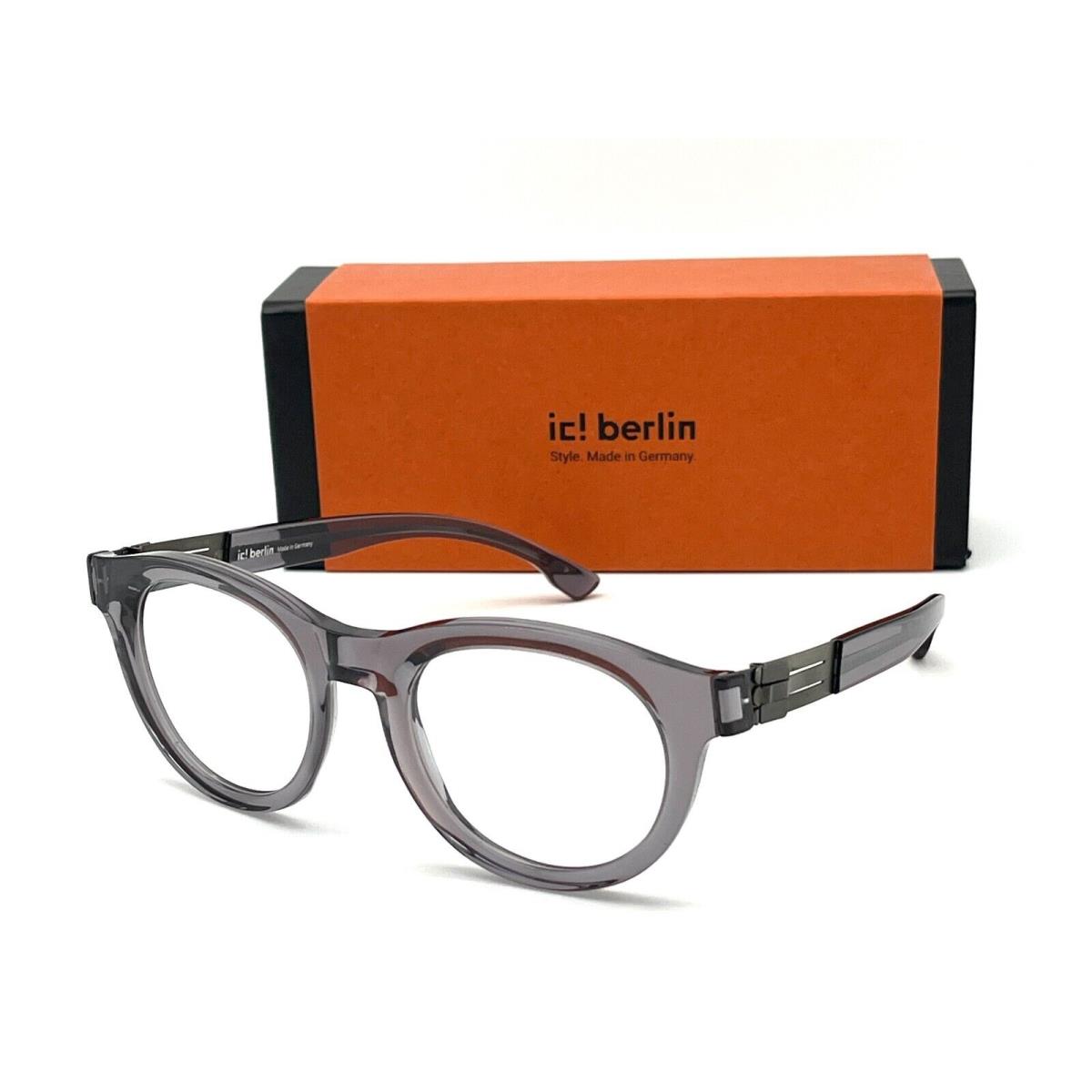 IC Berlin Glen Gray Graphite / Clear 49mm Eyeglasses