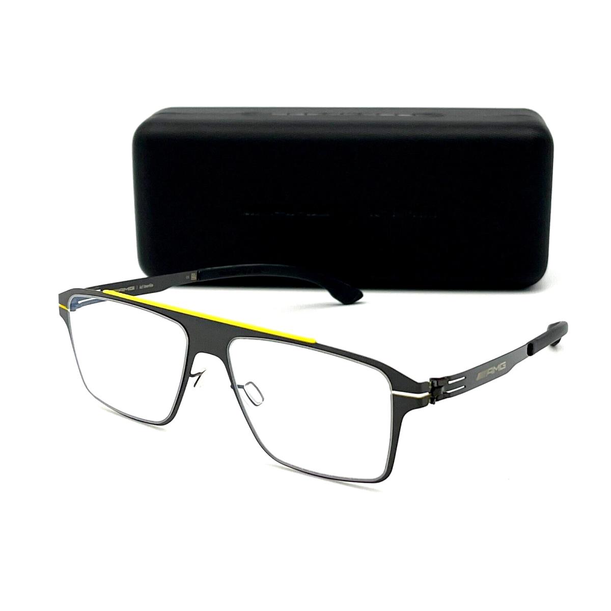 IC Berlin Amg 05 Gunmetal Yellow / Clear 53mm Eyeglasses