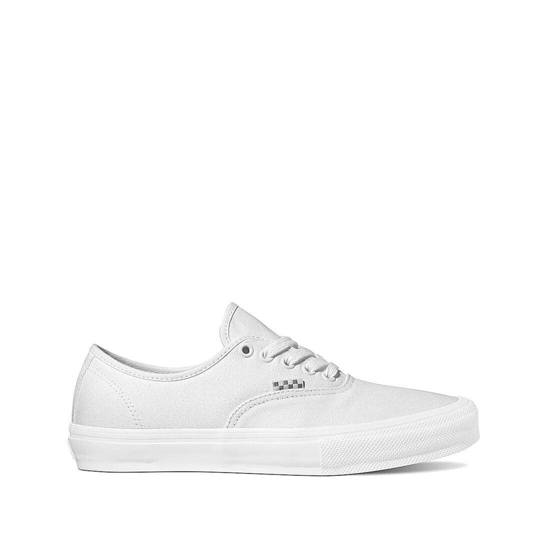 Vans Authentic Men 10/Women 11.5 - Vans VN0A5FC8W00 Unisex in True White - Medium