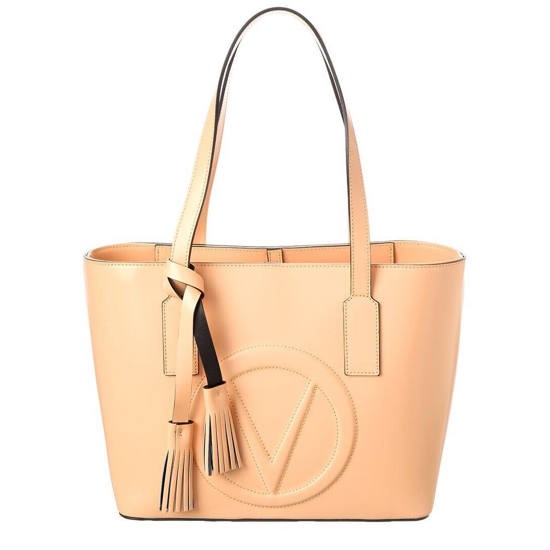 Valentino By Mario Valentino Prince Broderie Leather Tote Women`s Pink