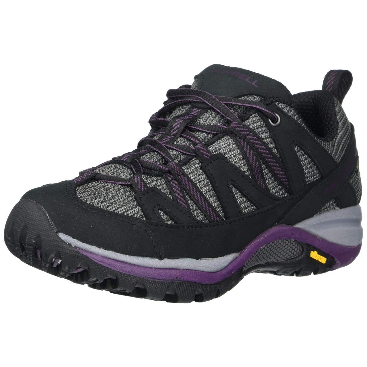 Merrell Womens Siren Sport 3 Waterproof Hiking Shoe Black/blackberry 6.5 US - Black/Blackberry