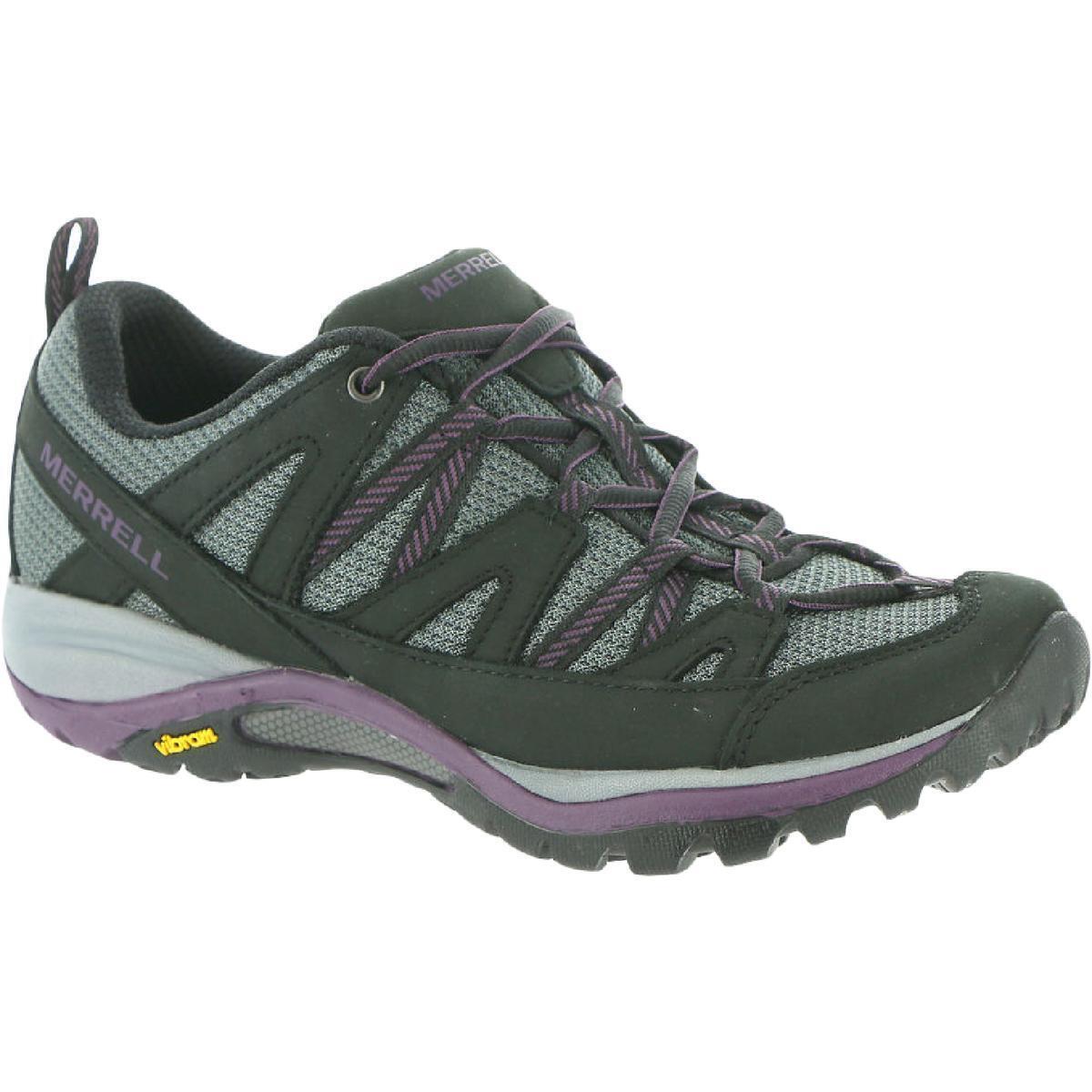 Merrell Womens Siren Sport 3 Black Leather Hiking Shoes 8 Wide C D W Bhfo 9901 - Blackberry