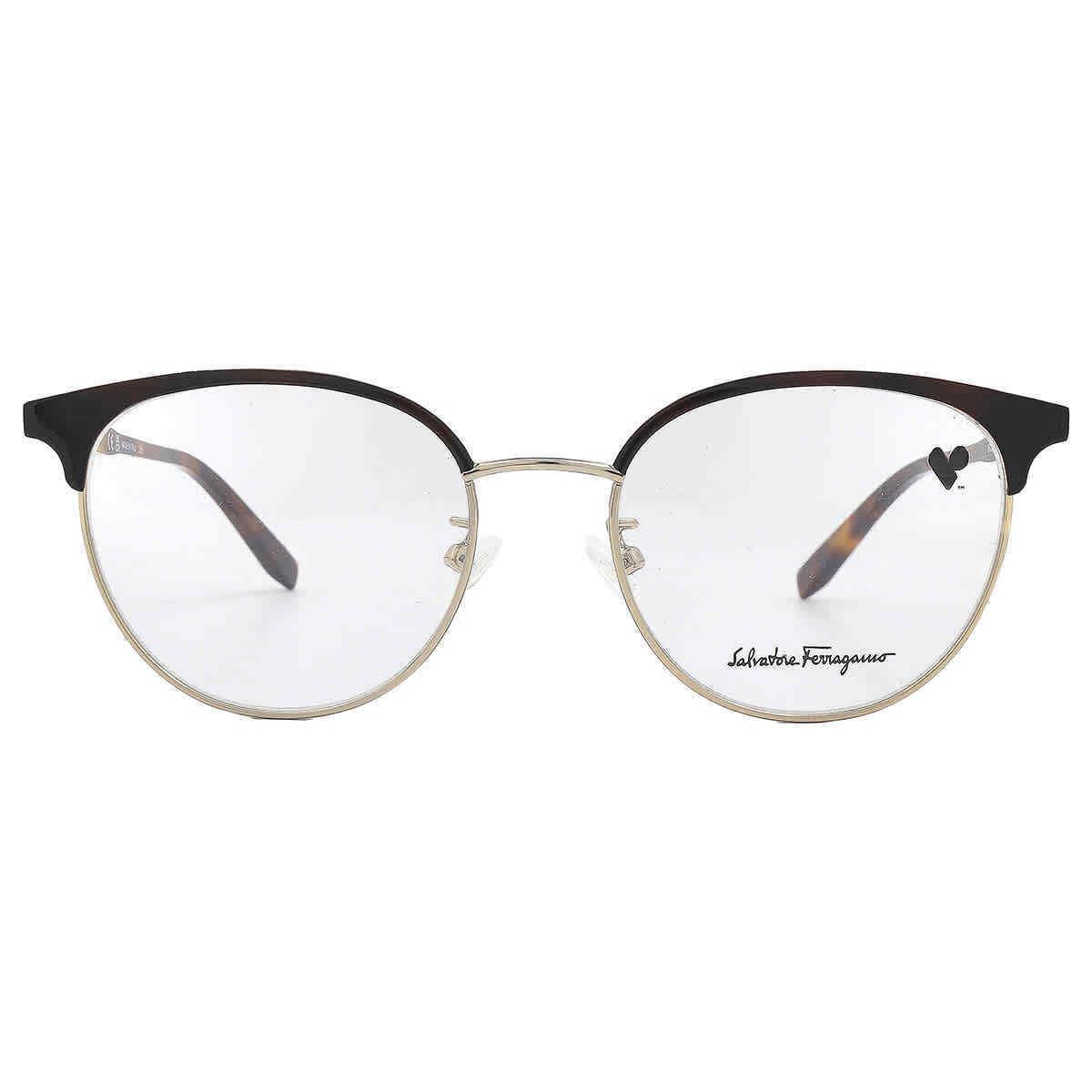 Salvatore Ferragamo Demo Oval Ladies Eyeglasses SF2201 723 51 SF2201 723 51