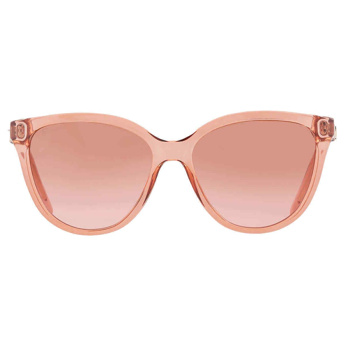 Salvatore Ferragamo Pink Gradient Cat Eye Ladies Sunglasses SF1056S 838 57