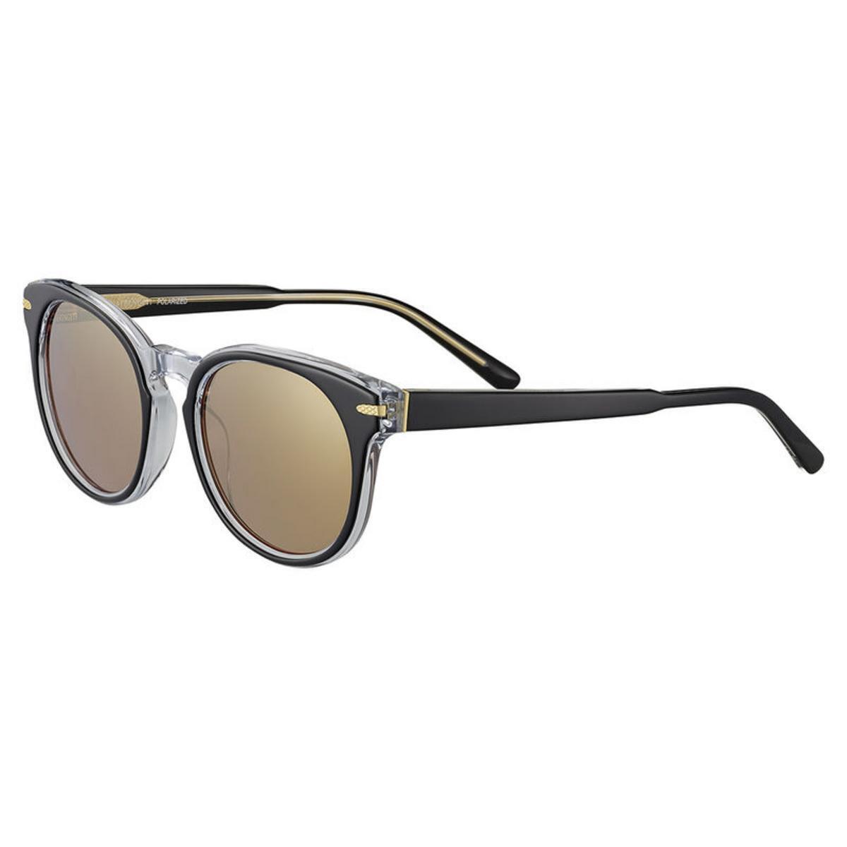 Serengeti Havah Sunglasses Women`s Shiny Black Transparent Layer