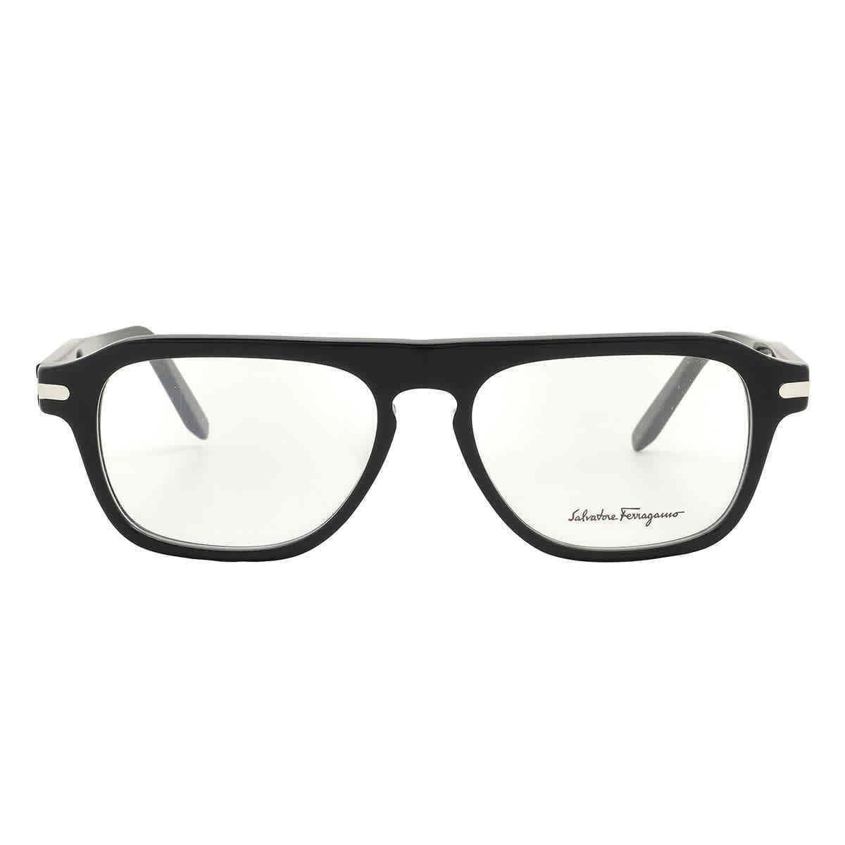 Salvatore Ferragamo Demo Rectangular Men`s Eyeglasses SF2869 001 55