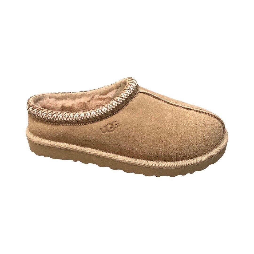 Ugg Women`s Tasman Driftwood Suede Slippers House Shoe 5955