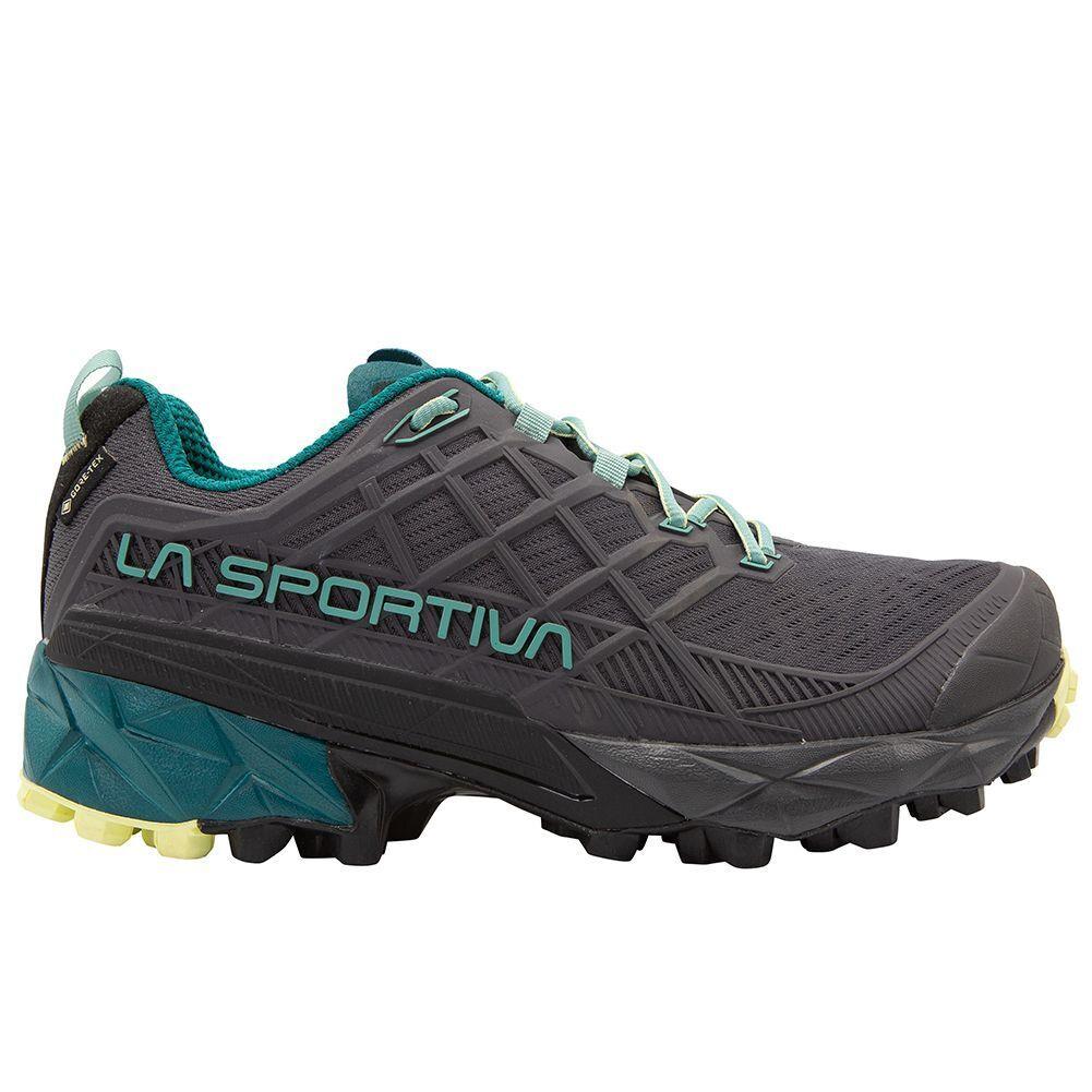 La Sportiva Akyra II Gtx Women`s Trail Running Shoes Carbon/juniper W40