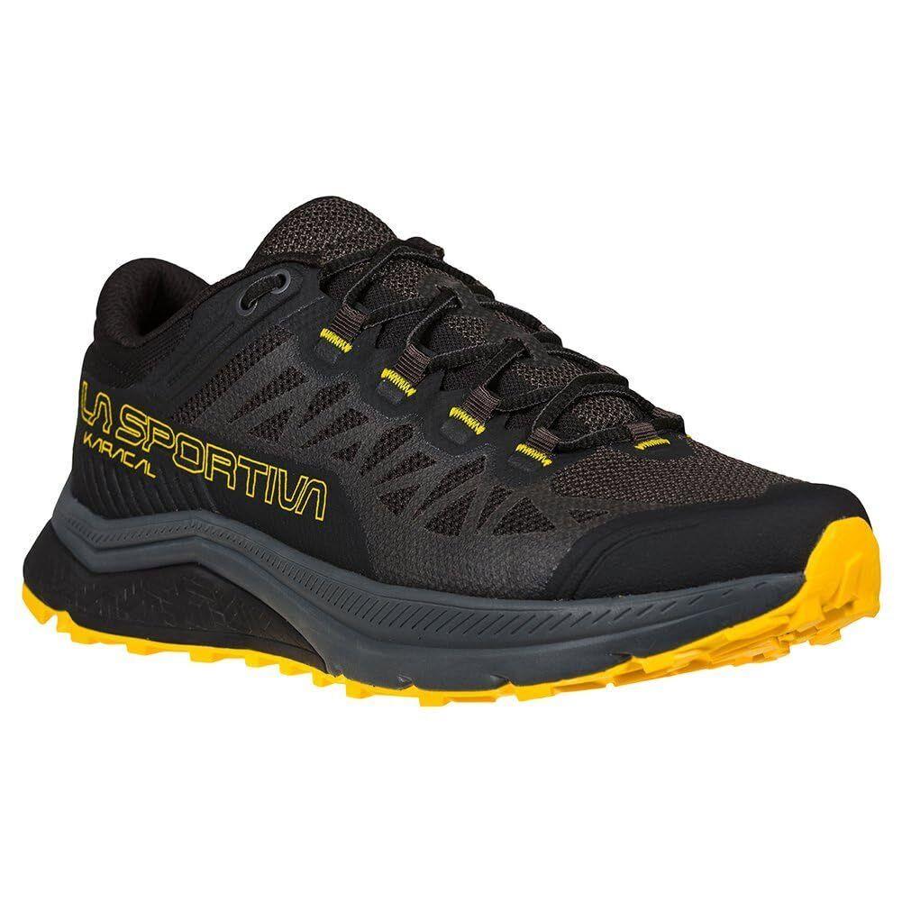 Lasportiva Karacal Running Shoe - Men`s Black/yellow 10.5US/43.5EU