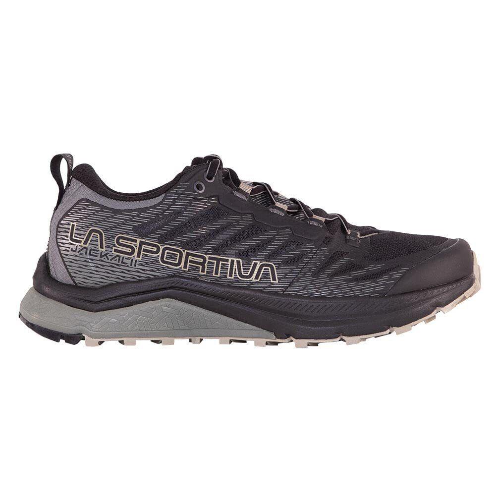 La Sportiva Mens Jackal II Trail Running Shoe Black/clay 12